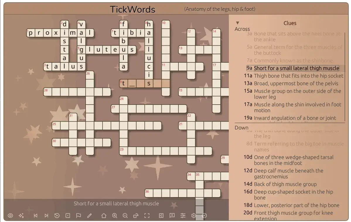 Sample crossword